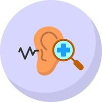 Hearing Checkup Vector Icon Design