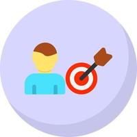 User Target Vector Icon Design