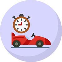 Race Stopwatch Vector Icon Design