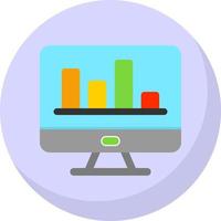 Web Analytics Vector Icon Design