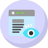 Page Visitors Vector Icon Design