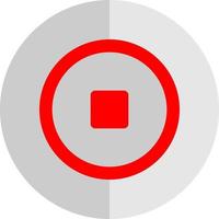 Stop Vector Icon Design