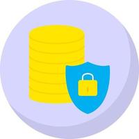 diseño de icono de vector de seguridad de datos