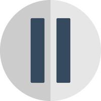 Pause Vector Icon Design