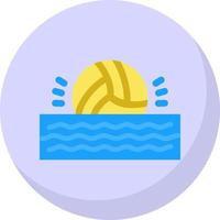 Waterpolo Vector Icon Design