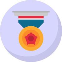 Bronze Medal Vector Icon Design