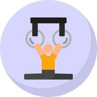 Gymnastics Vector Icon Design