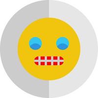 Grimace Vector Icon Design