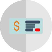 Money Check Vector Icon Design