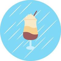 Latte Macchiato Vector Icon Design