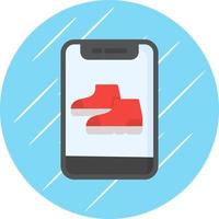 diseño de icono de vector de zapatos de ejercicio