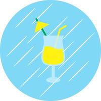 Pina Colada Vector Icon Design