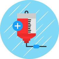 Blood Bag Vector Icon Design