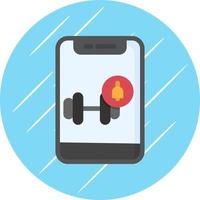 Workout Notification Vector Icon Design