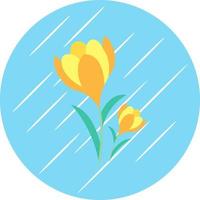 Crocus Vector Icon Design