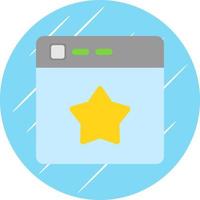 Website Rating Vector Icon Design