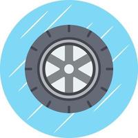 Tire Vector Icon Design