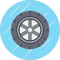 Tire Vector Icon Design