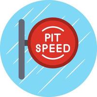 Pit Stop Vector Icon Design