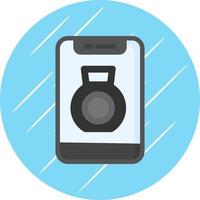 Kettlebell Vector Icon Design