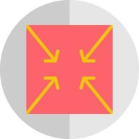 Compress Arrows Alt Vector Icon Design