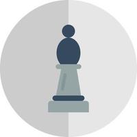 Chess Bishop Vector Icon Design