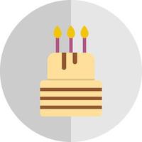 Birthday Cake Vector Icon Design