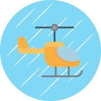 Helicopter Vector Icon Design