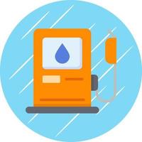 Fuel Station Vector Icon Design