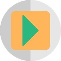 Caret Square Right Vector Icon Design