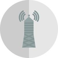 Broadcast Tower Vector Icon Design