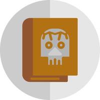 diseño de icono de vector muerto de libro