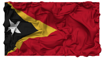 este Timor bandera olas con realista bache textura, bandera fondo, 3d representación png