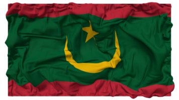 mauritania vlag golven met realistisch buil textuur, vlag achtergrond, 3d renderen png