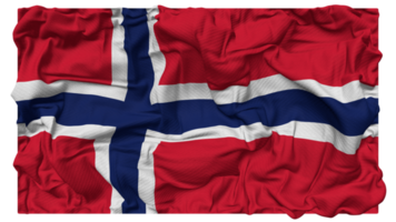 Norge flagga vågor med realistisk stöta textur, flagga bakgrund, 3d tolkning png