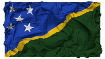 Salomão ilhas bandeira ondas com realista colisão textura, bandeira fundo, 3d Renderização png