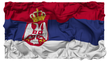 Serbia bandiera onde con realistico urto struttura, bandiera sfondo, 3d interpretazione png