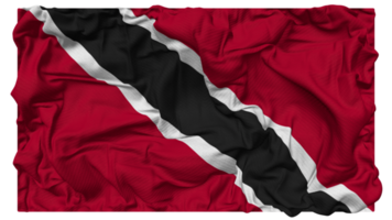 trinidad e tobago bandeira ondas com realista colisão textura, bandeira fundo, 3d Renderização png
