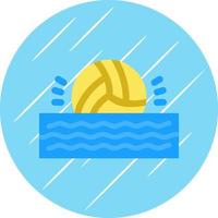 diseño de icono de vector de waterpolo