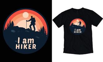 Mountain T-shirt Design vector