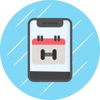 Workout Schedule Vector Icon Design