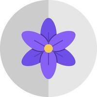 Delphinium Vector Icon Design