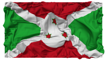 Burundi bandeira ondas com realista colisão textura, bandeira fundo, 3d Renderização png