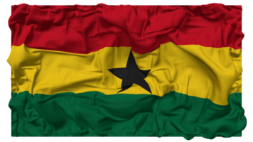 Ghana Flagge Wellen mit realistisch stoßen Textur, Flagge Hintergrund, 3d Rendern png