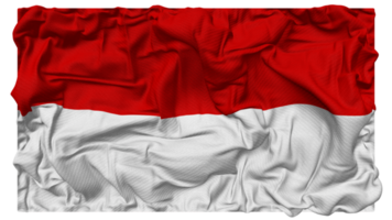 Indonesien Flagge Wellen mit realistisch stoßen Textur, Flagge Hintergrund, 3d Rendern png