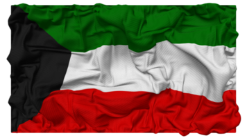 Kuwait bandera olas con realista bache textura, bandera fondo, 3d representación png