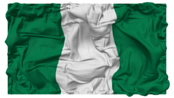 Nigeria drapeau vagues avec réaliste bosse texture, drapeau arrière-plan, 3d le rendu png