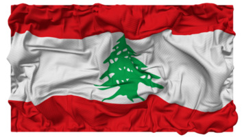 Líbano bandera olas con realista bache textura, bandera fondo, 3d representación png