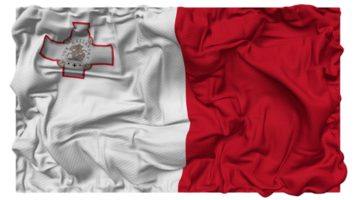 Malta Flag Waves with Realistic Bump Texture, Flag Background, 3D Rendering png