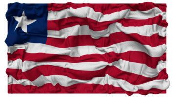 Liberia bandera olas con realista bache textura, bandera fondo, 3d representación png